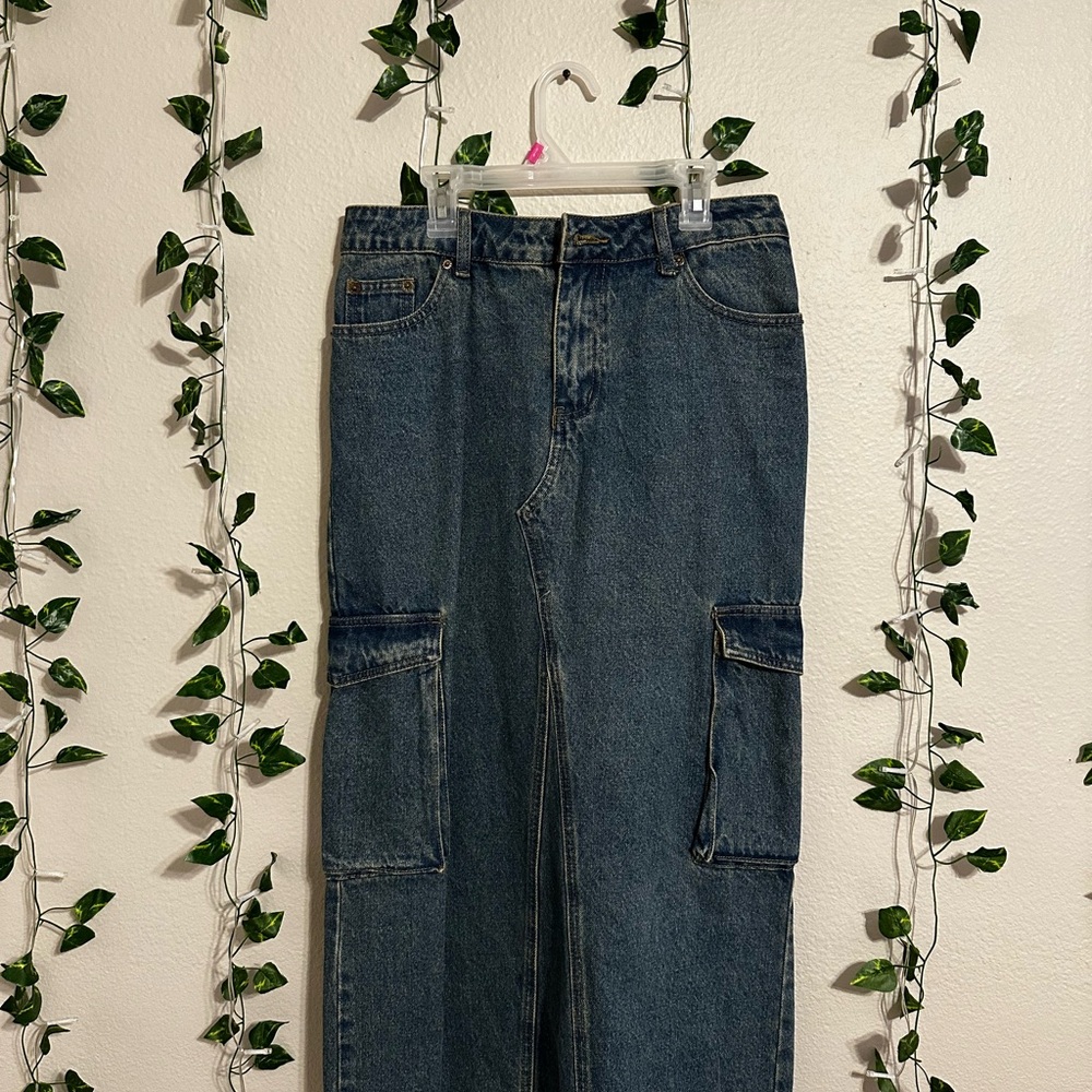 Classic Blue Women's Maxi Skirt